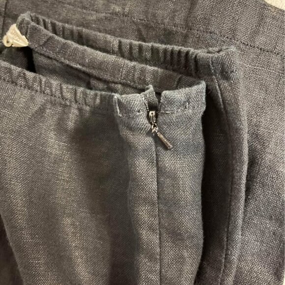 Eileen Fisher wide leg linen pants - Picture 3 of 3